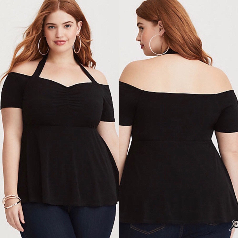Torrid Black Halter Top